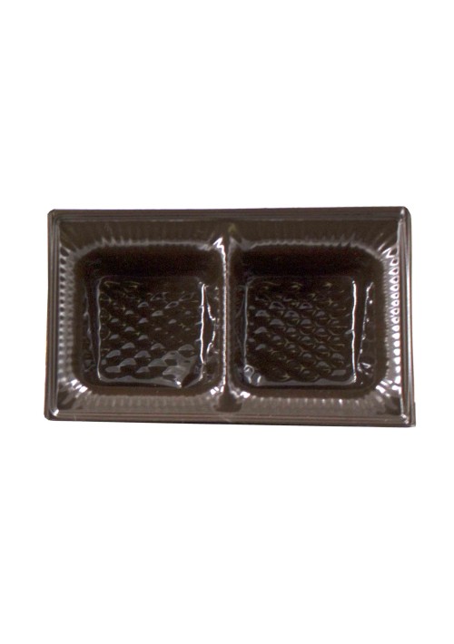 TR8021 - 2 Cavity Tray - Brown