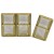 2 or 6 Cavity Tray - Gold - 100ct