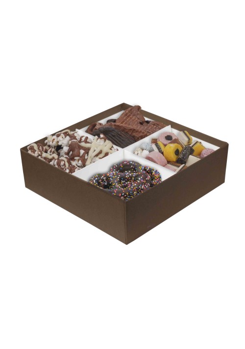 V207 - Clear Lid Candy Box - Assorted Colors - 30 per Case