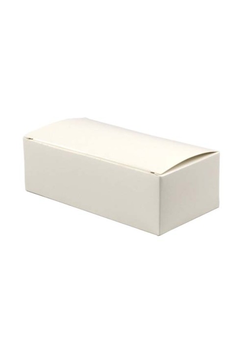 1 lb. White Gloss Folding Candy Box