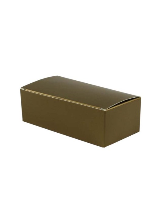 1 lb. Gold Folding Candy Box