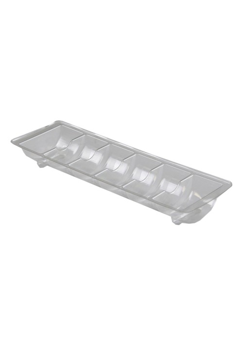 TR8006 Series - 6 Cavity Macaron Tray | 100 or 500 Case Pack | Clear