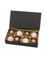 808S-2045 - 1/4 lb. Solid Lid Candy Box - Black Onyx