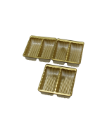 2 or 4 Cavity Tray - Gold - 100ct