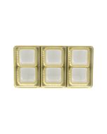2 or 6 Cavity Tray - Gold - 500ct
