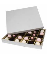 830S - 1 lb. Solid Lid Candy Box - Assorted Colors - 50 per Case 