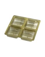 4 Piece Tray - Gold - 30ct