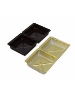 TR8012-Series - 1 or 2 Cavity Tray | 100 or 500 Case Pack | Gold or Brown