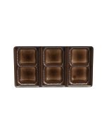 2 or 6 Cavity Tray - Brown - 100ct