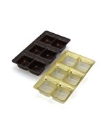 TR8061 Series - 2 or 6 Cavity Tray | 100 or 500 Case Pack | Gold or Brown