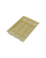 3 Long Cavity Tray - Gold - 500ct