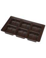 6 Cavity Tray - Brown - 500ct