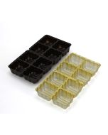 TR8081 Series - 4 or 8 Cavity Tray | 100 or 500 Case Pack | Gold or Brown