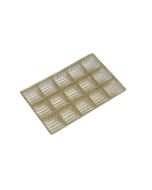 15 Cavity Tray - Gold - 500ct