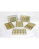 Tray Assortment - 100 Gold Candy Trays  