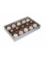 V215 - 1/2 lb. Vinyl Lid Candy Box - Assorted Colors - 50 per Case