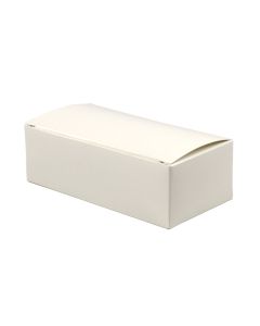 1 lb. White Gloss Folding Candy Box