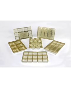 Tray Assortment - 100 Gold Candy Trays  