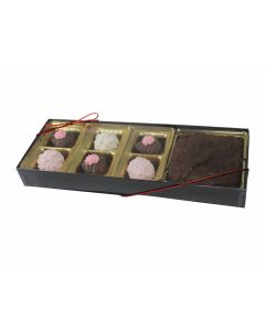 V203 - Clear Lid Candy Box - Black